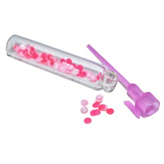 Contrassegni in opalite - senza numeri - 60 pezzi - Rosso